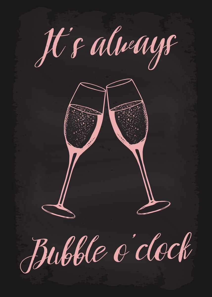 'Its always Bubble oclock' Poster by dkDesign Displate