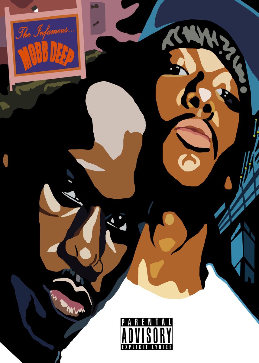 The Infamous 'MOBB DEEP THE INFAMOUS' Poster, picture, metal print, paint by ...