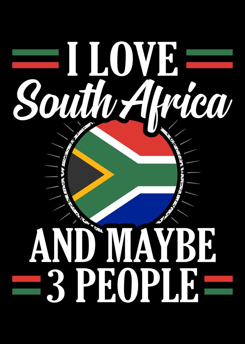 'South Africa' Poster by Hexor Displate