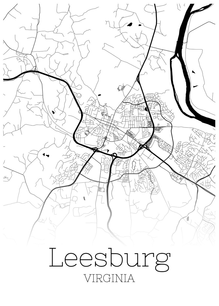 Leesburg Virginia City Map Poster Picture Metal Print Paint By   4402bd9fe48c004dd83bfa12a5993ac5 F987f45f24460d85f42e992de0499ace 