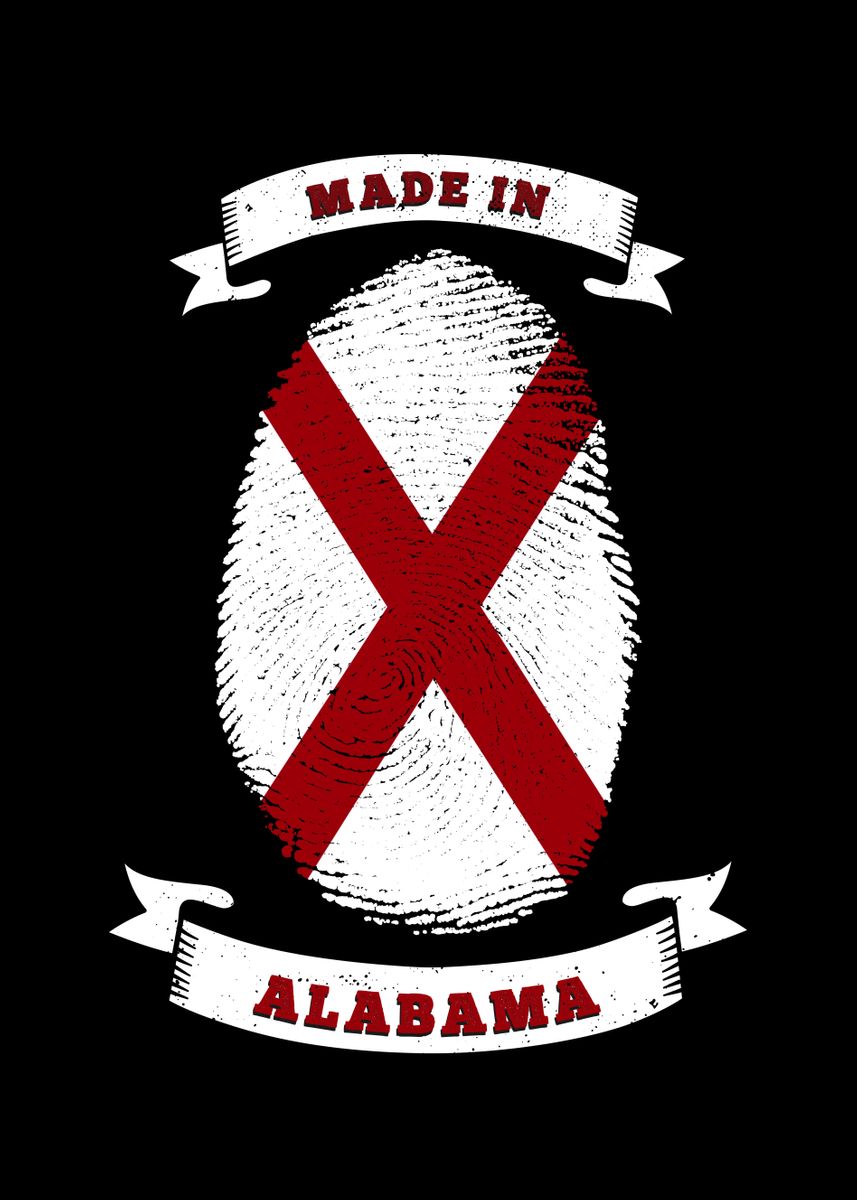 'MADE IN ALABAMA' Poster by StonerPlates Displate