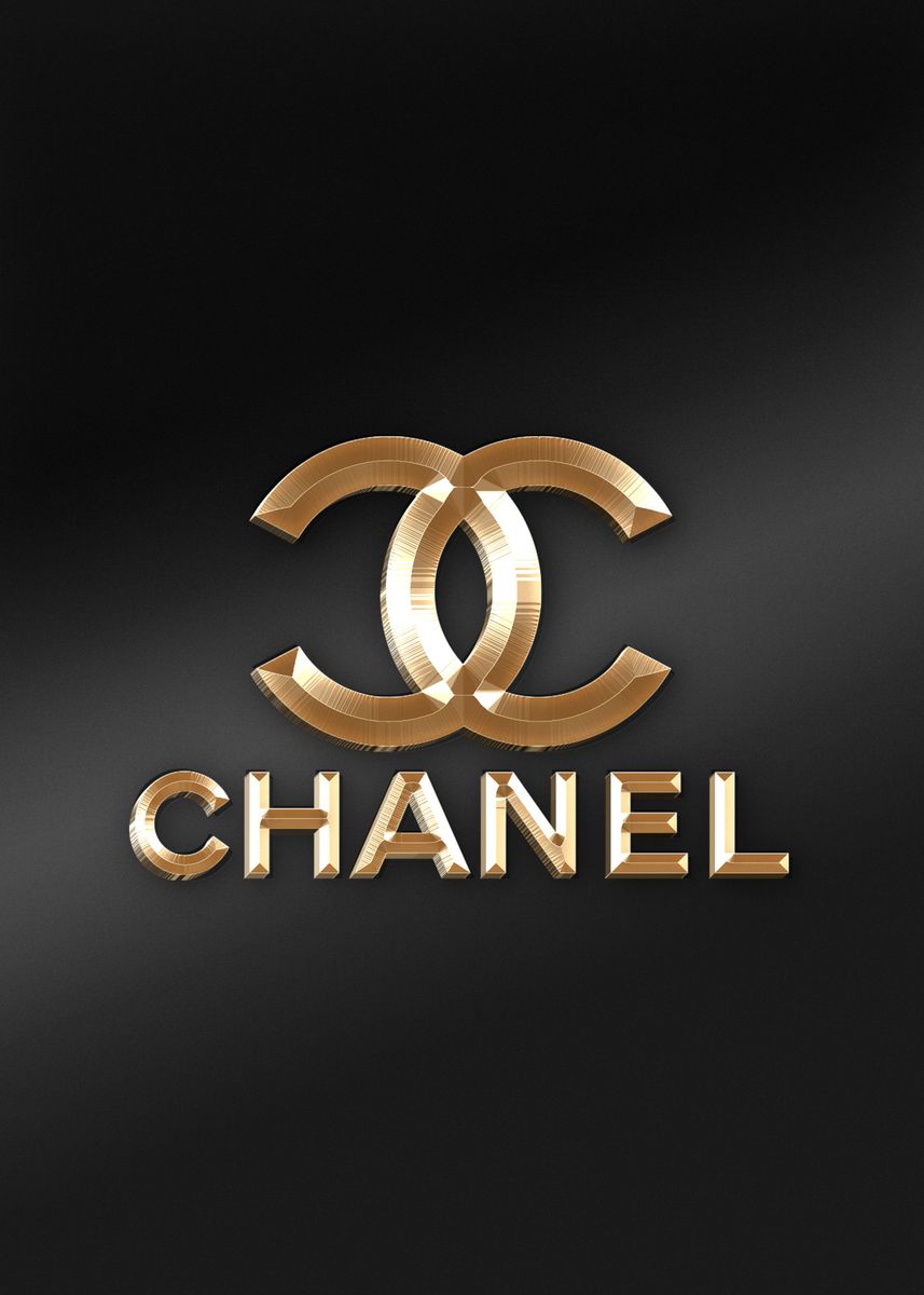 'chanel' Poster, picture, metal print, paint by Exclusive Metal Printz ...