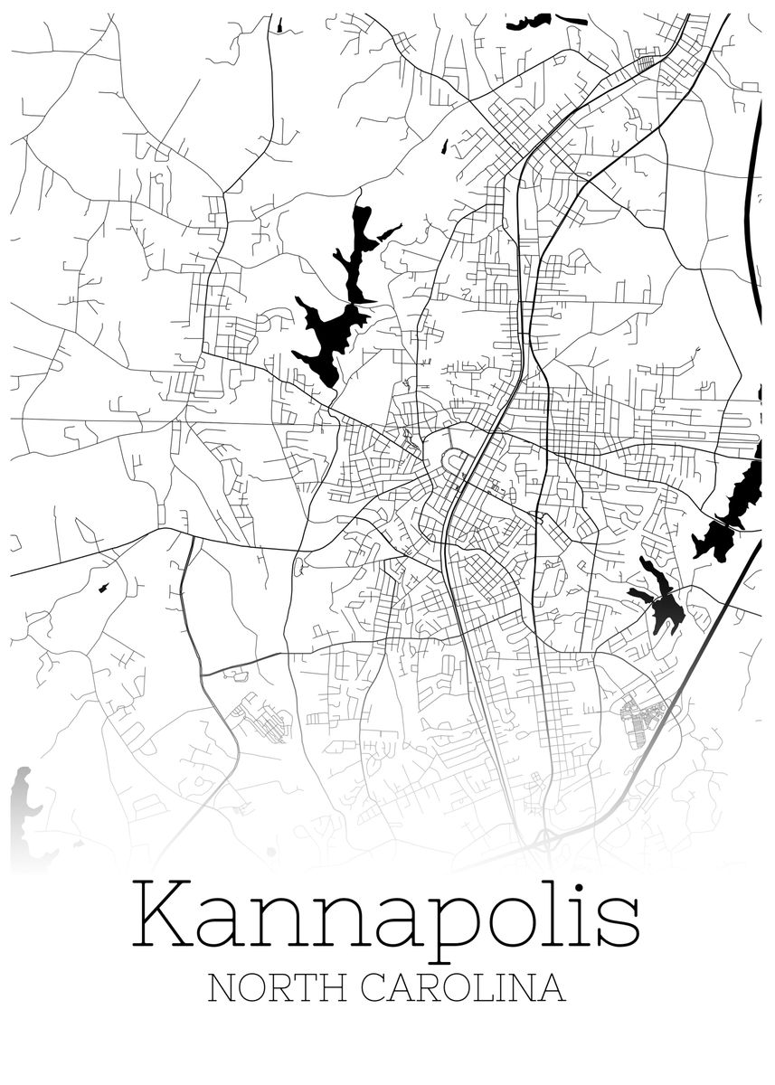 'Kannapolis North Carolina' Poster by RelDesign Displate