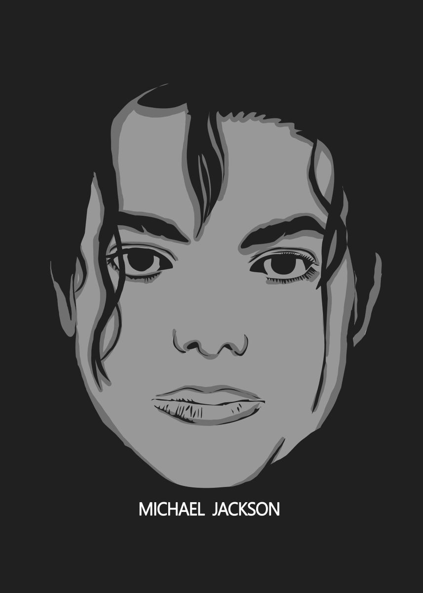 'VECTOR MICHAEL JACKSON' Poster, picture, metal print, paint by RAMRAM ...