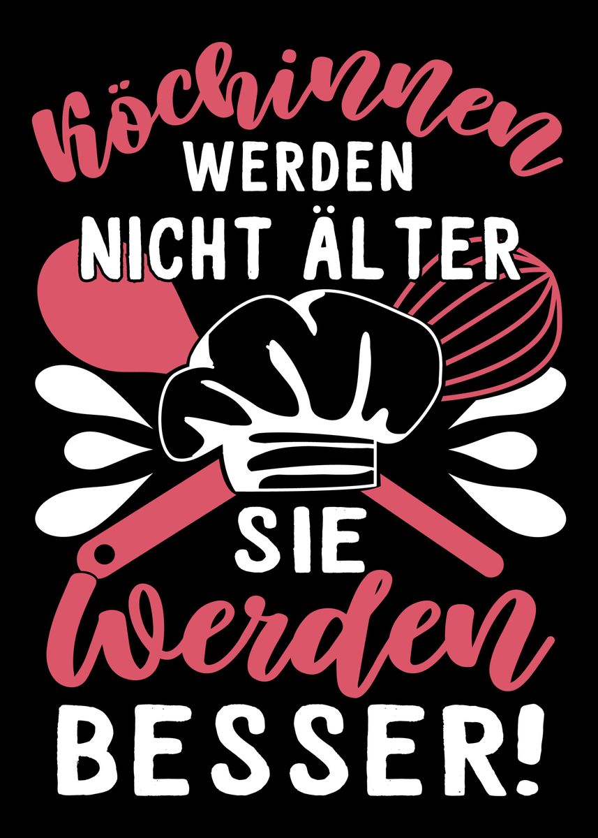 'Super kochen Spruch' Poster by dvdesign Displate