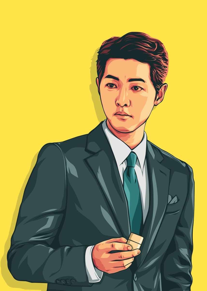 Song Joong Ki Poster By Ram Araujo Displate