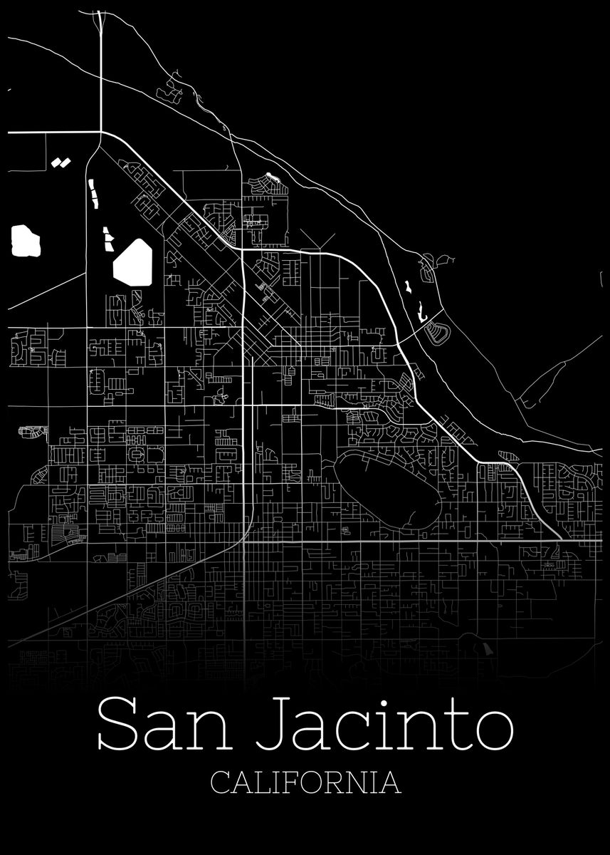 'San Jacinto California ' Poster by RelDesign Displate
