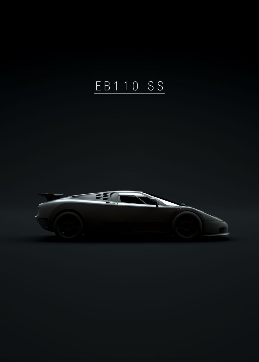 '1992 EB110 SS' Poster by 21 MXM  | Displate