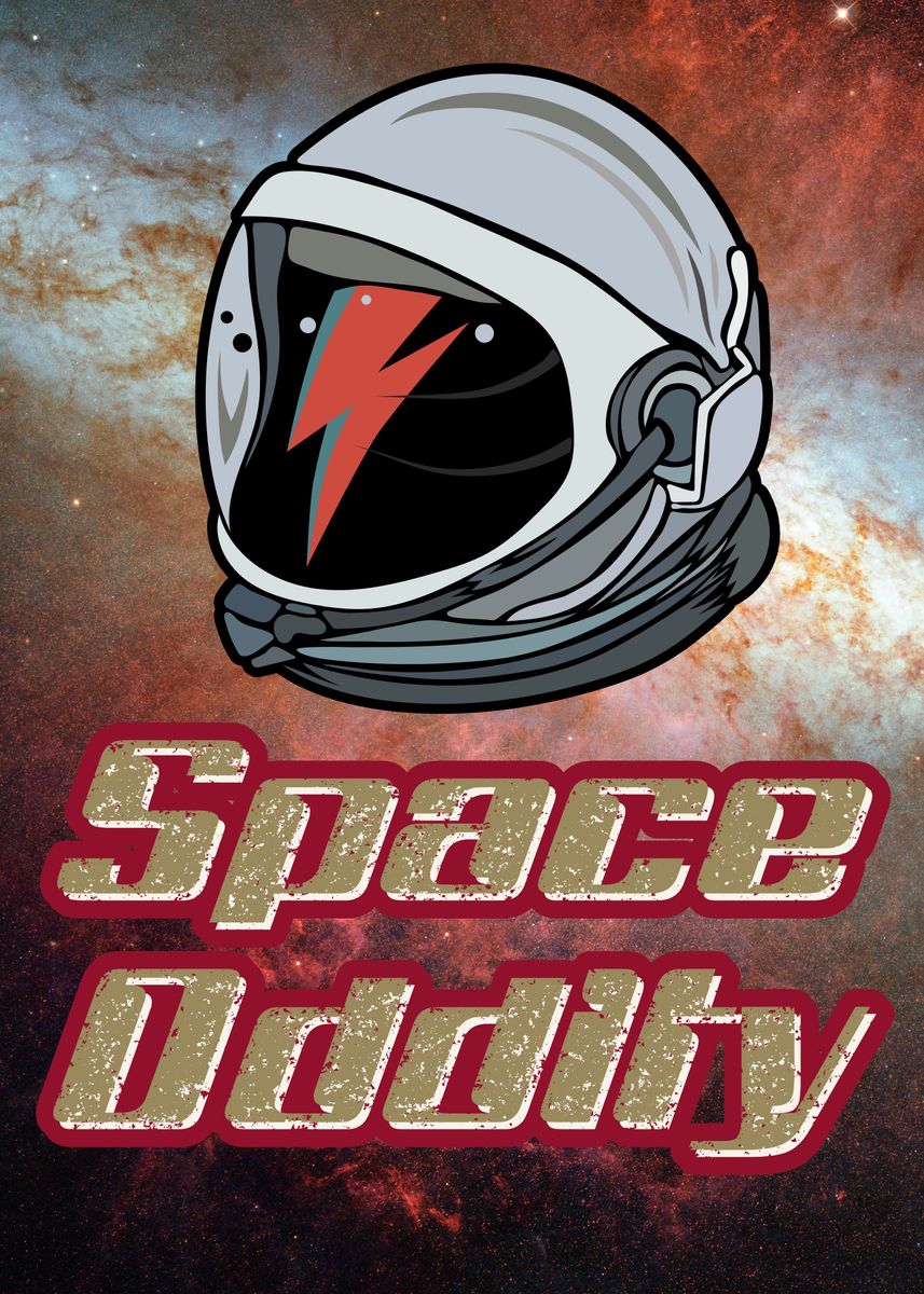 'Space Oddity' Poster by Portokalis Displate