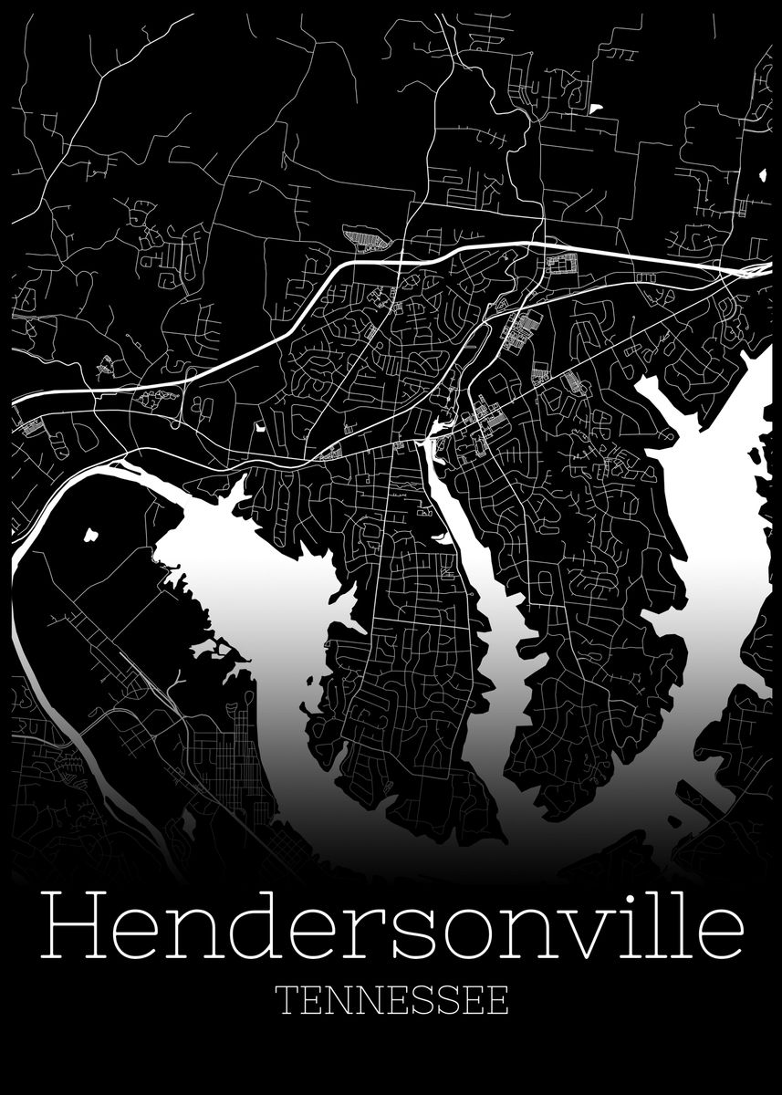 'Hendersonville Tennessee' Poster by RelDesign Displate