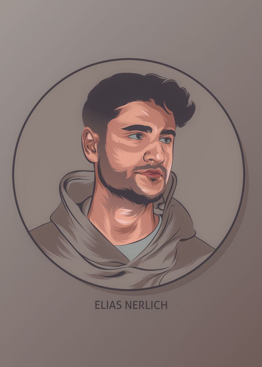 'EliasN97' Poster, picture, metal print, paint by Muh Aslan | Displate