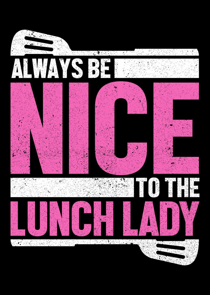 'Lunch Lady' Poster, picture, metal print, paint by CrazySquirrel ...