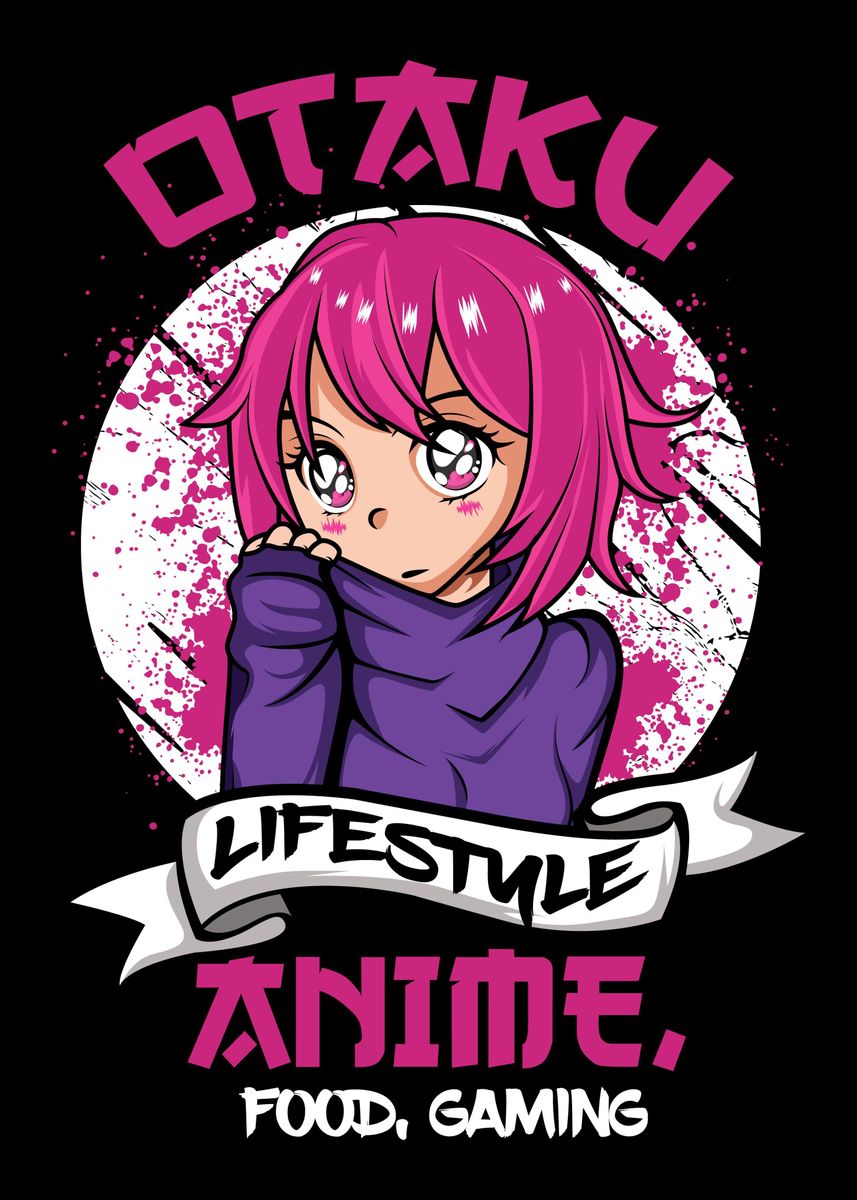 'Perfekter Manga Spruch' Poster by dvdesign Displate