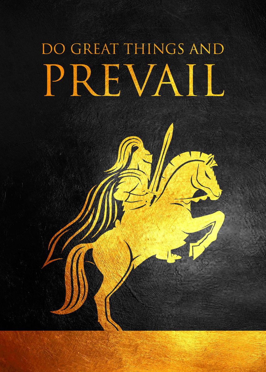 'Prevail' Poster, picture, metal print, paint by ABConcepts | Displate