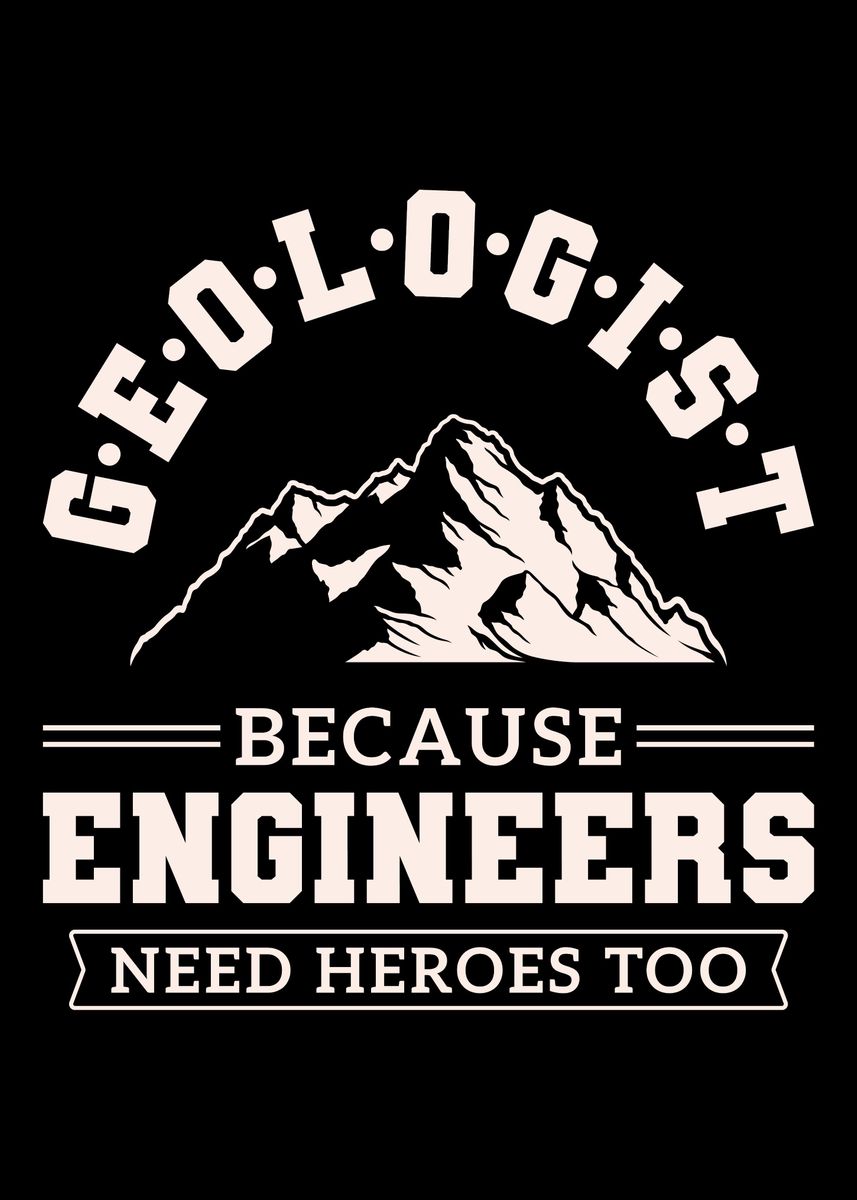 'Engineers Need Heroes Too ' Poster by OffPlate Designs Displate