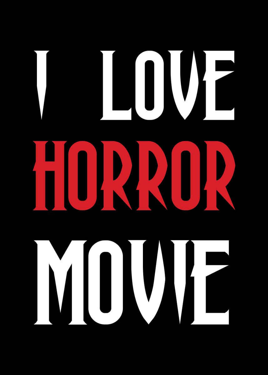 'Horror Movies' Poster by MrColorUp Displate
