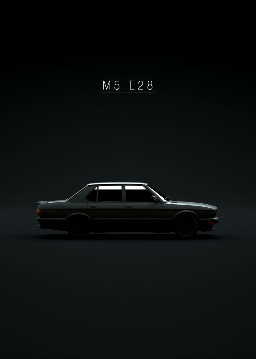 '1988 M5 E28' Poster by 21 MXM  | Displate