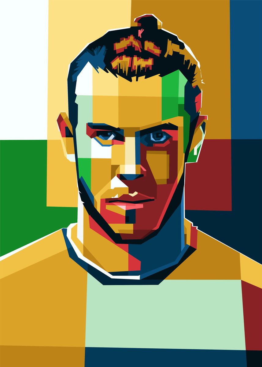 'GARETH BALE' Poster by Wahyu Candra | Displate