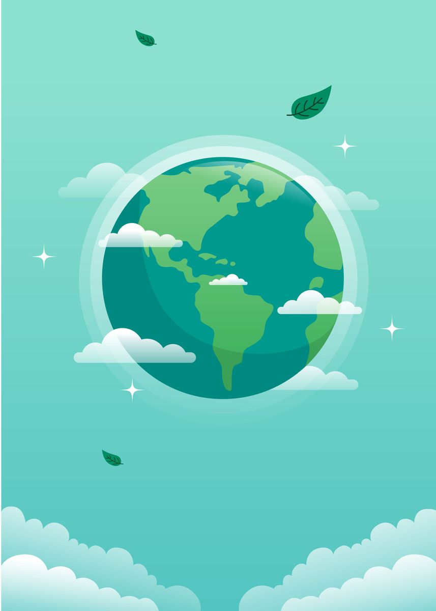 'Green World Nature' Poster by Max Ronn Displate