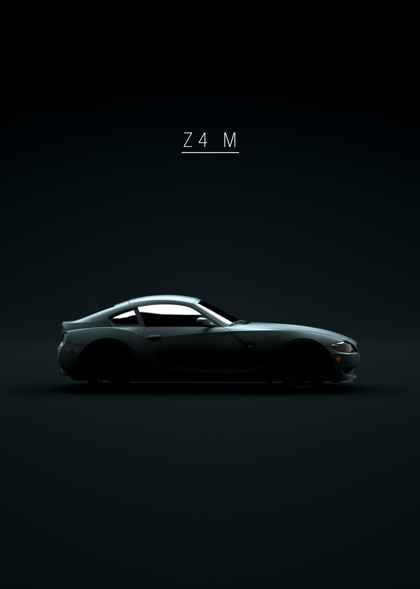 '2008 Z4 M Coupe' Poster by 21 MXM  | Displate