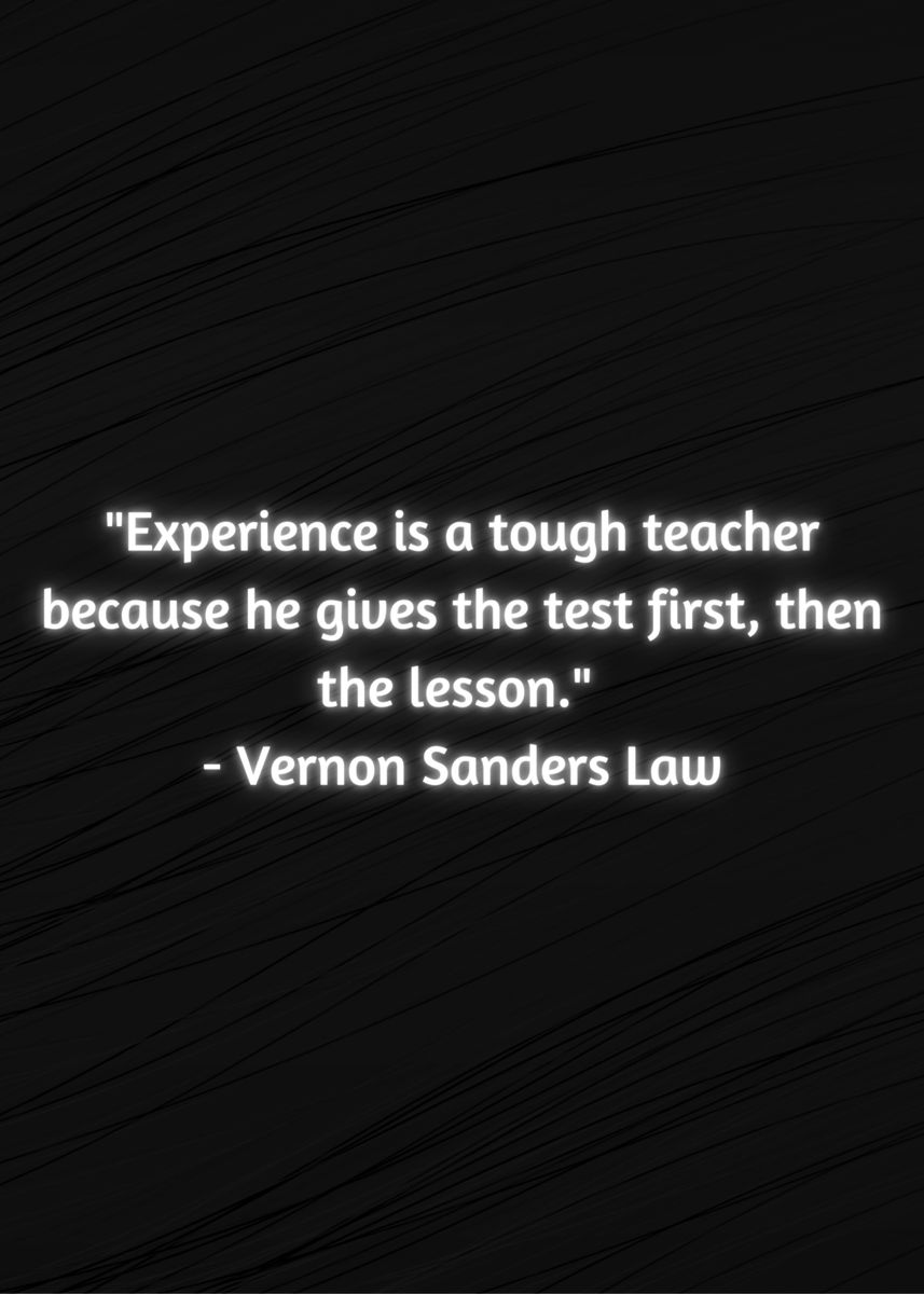 'quote Vernon Sanders Law' Poster, Picture, Metal Print, Paint By Rijis 