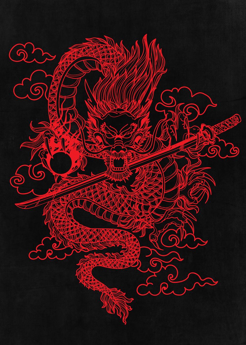 Китайский дракон аватарка