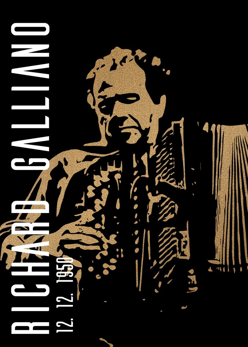 'Richard Galliano' Poster by Petra Rommelfanger Displate