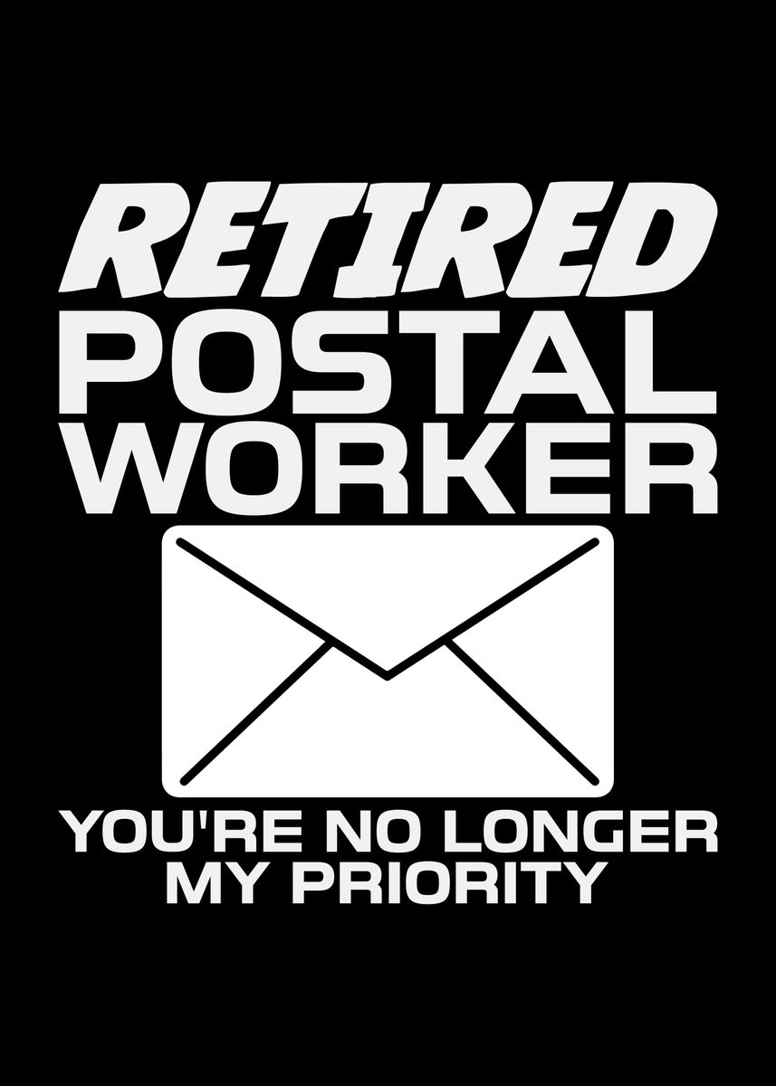 Retired Postal Worker Mail Poster Picture Metal Print Paint By retired-postal-worker-mail-poster-picture-metal-print-paint-by