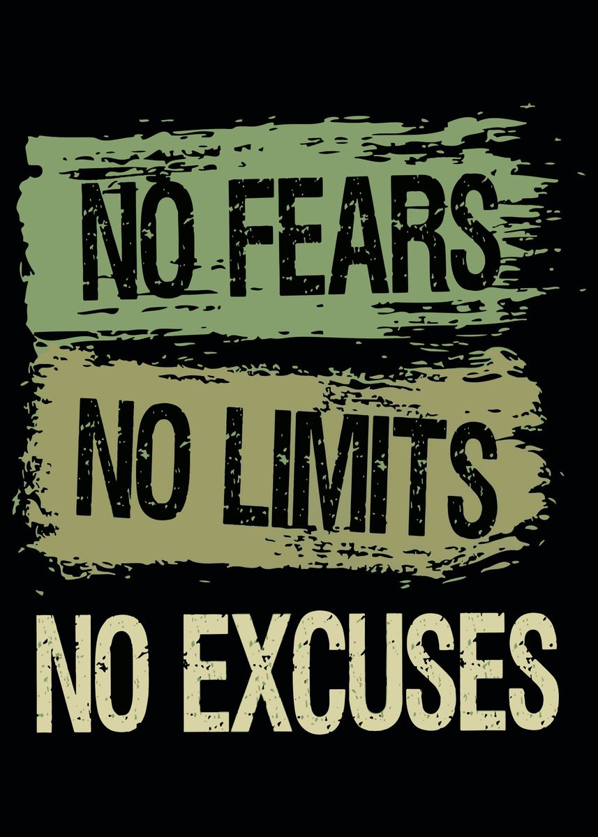 'No Fears No Limits' Poster by Nice Pictures | Displate