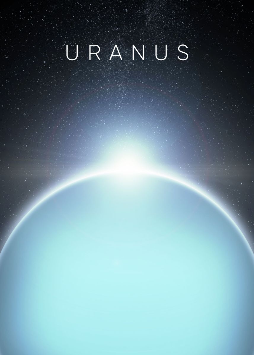 'uranus solar system' Poster by SplashDesign | Displate