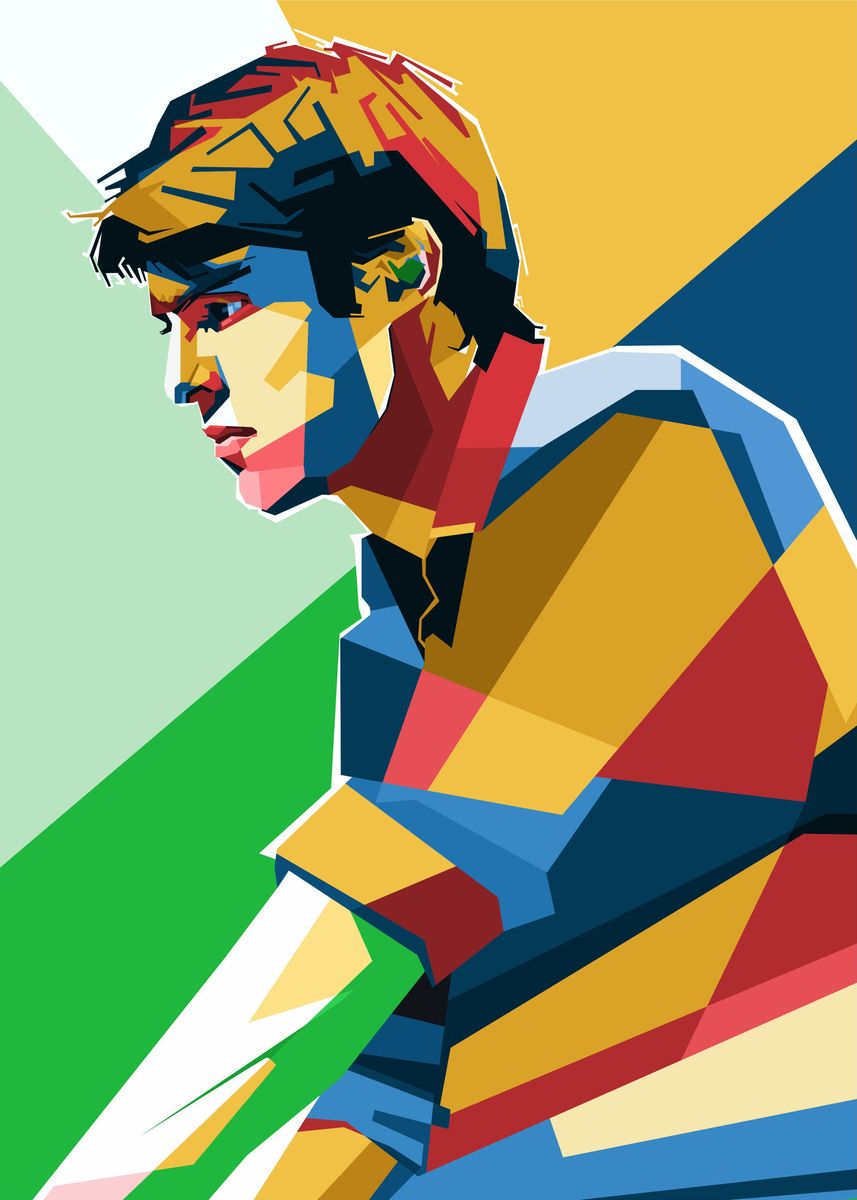 'Kaka Popart' Poster, picture, metal print, paint by Wahyu Candra ...