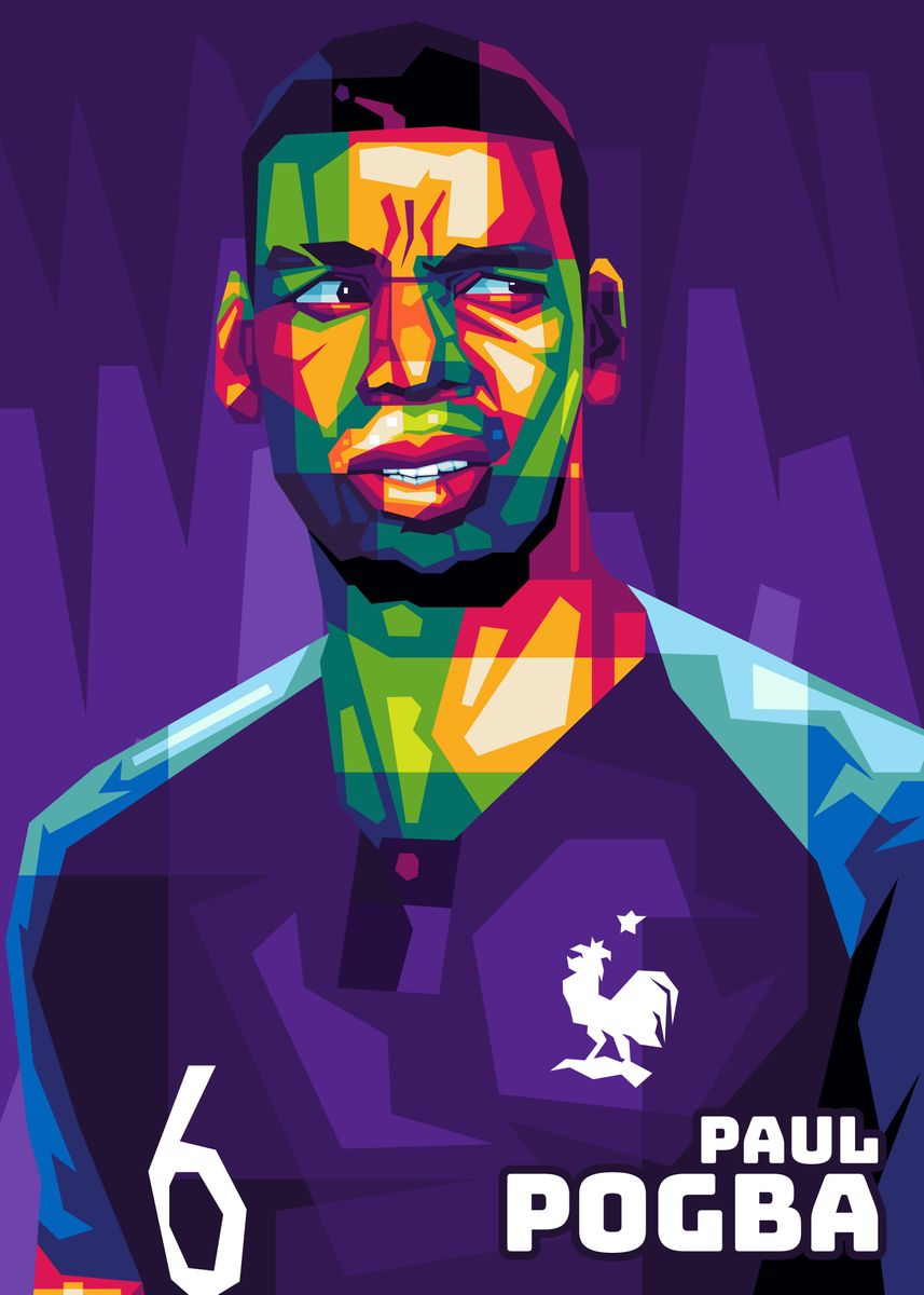  Paul Pogba Poster By Zull Displate