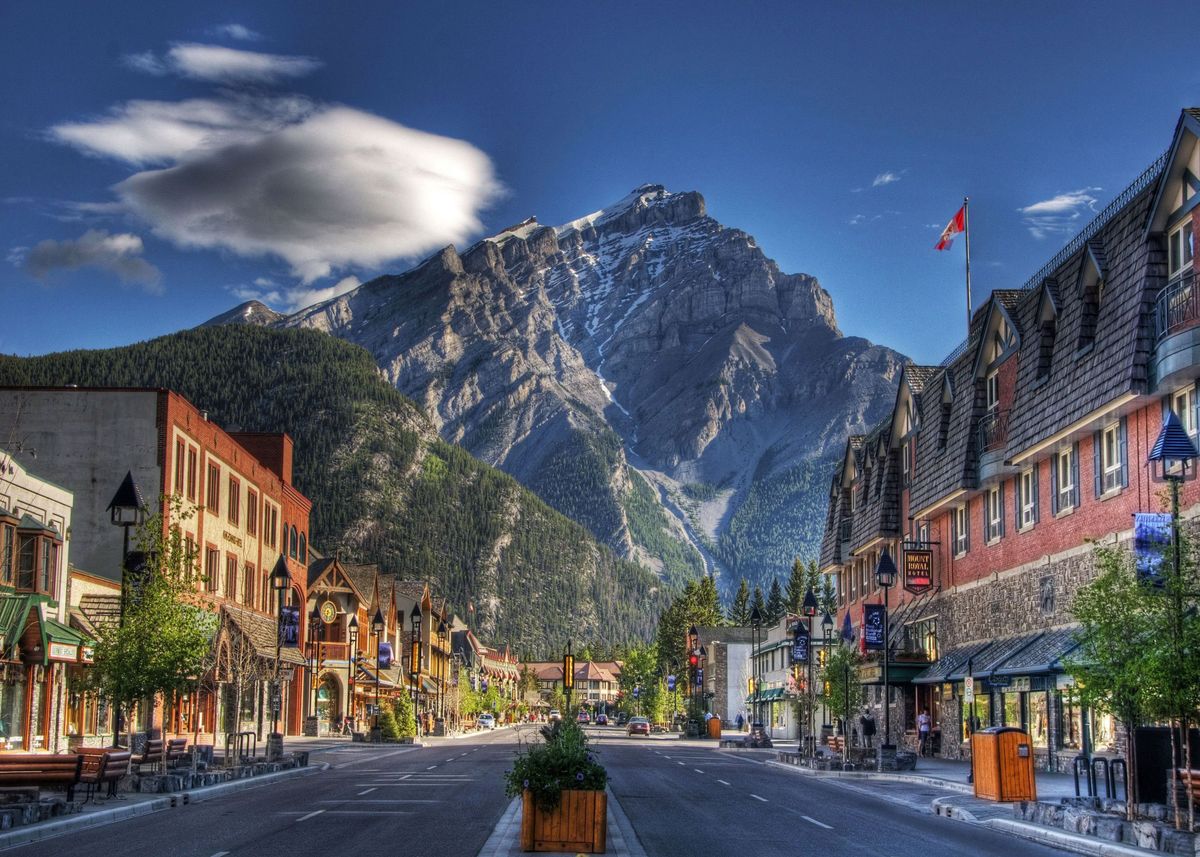 'Canada Rocky Mountains ' Poster by WorldTravel Displate Art Displate