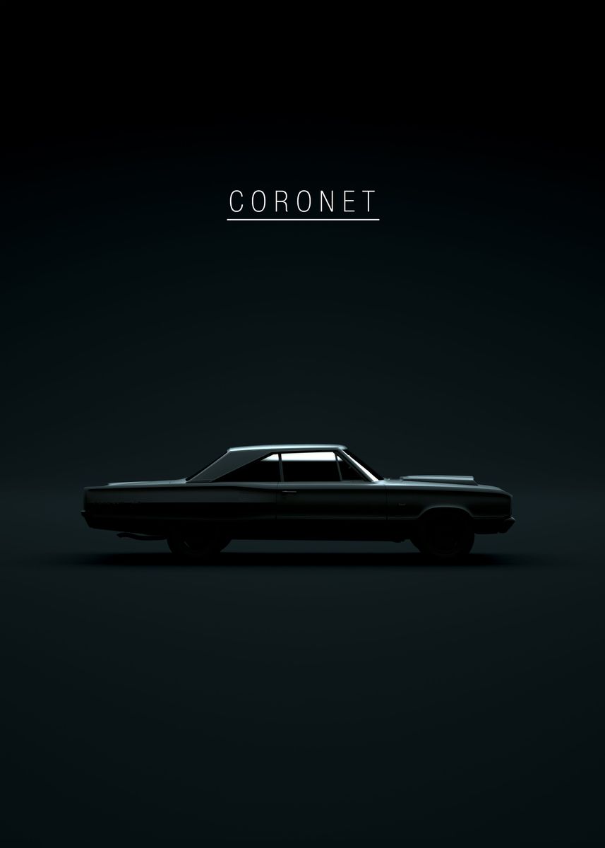 '1967 Coronet W023' Poster by 21 MXM  | Displate