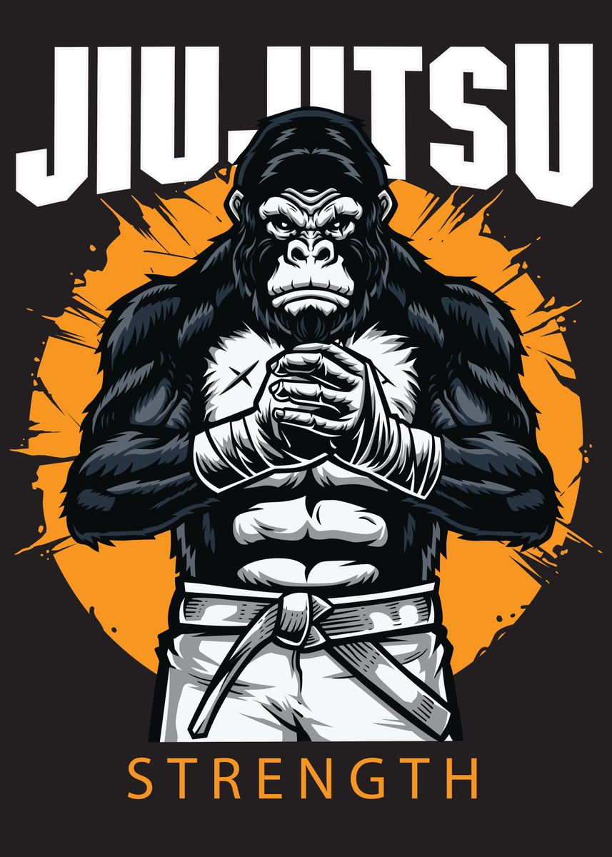 Jiu Jitsu Fighter Gorilla BJJ | Socks