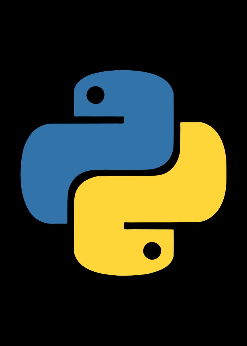 'Python Developer' Poster, picture, metal print, paint by riyadi elyas ...