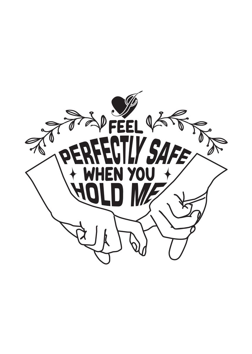 'Hold Couple' Poster, picture, metal print, paint by Beone Digital ...