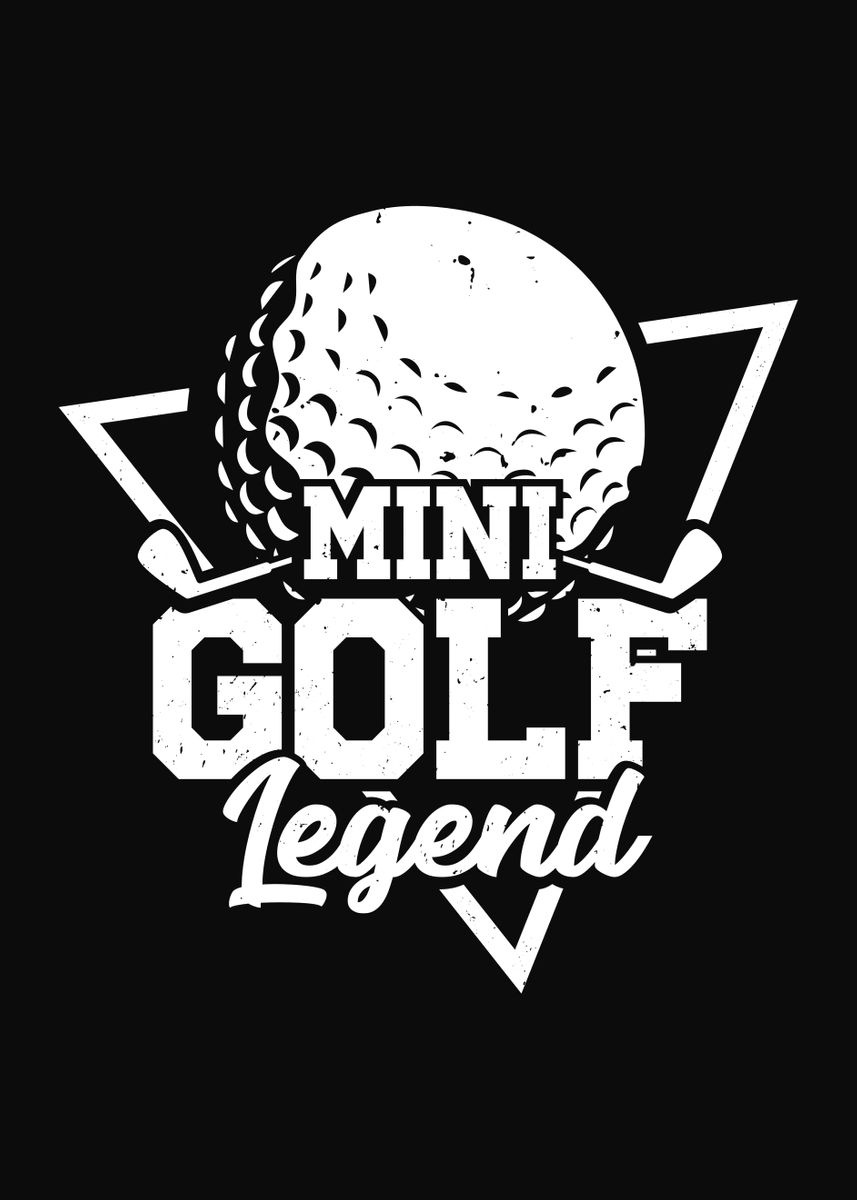 'Mini Golf Legend' Poster by Marcel Doll | Displate