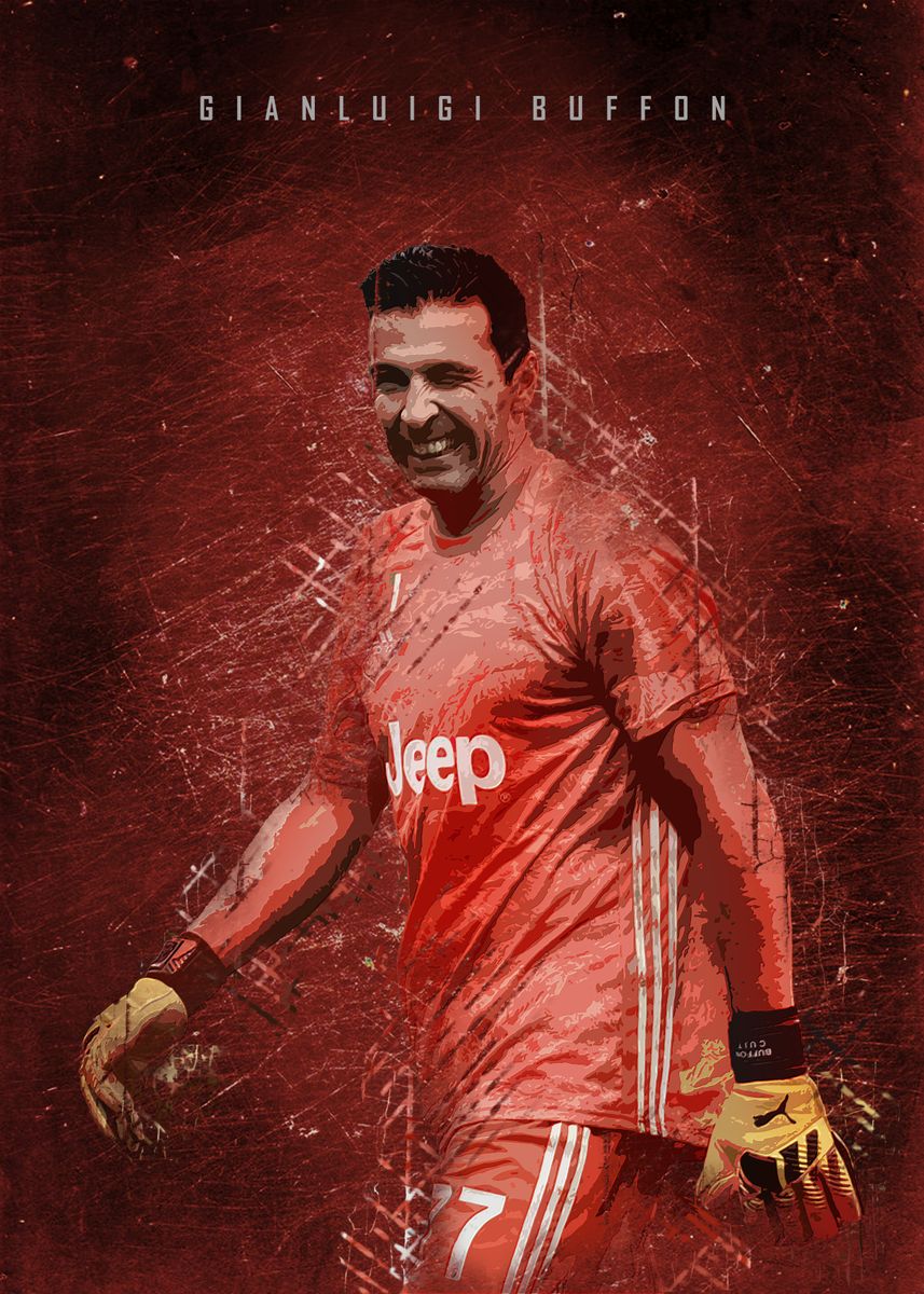 Gianluigi Buffon' Poster, picture, metal print, paint by lilPENtacle