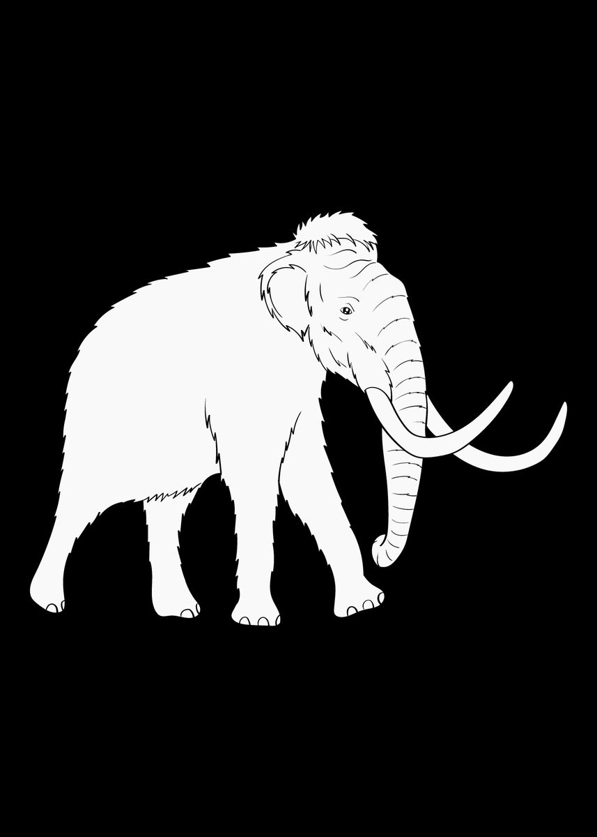 &lsquo;Mammoth Tusk Gift&rsquo; Poster by Hexor | Displate