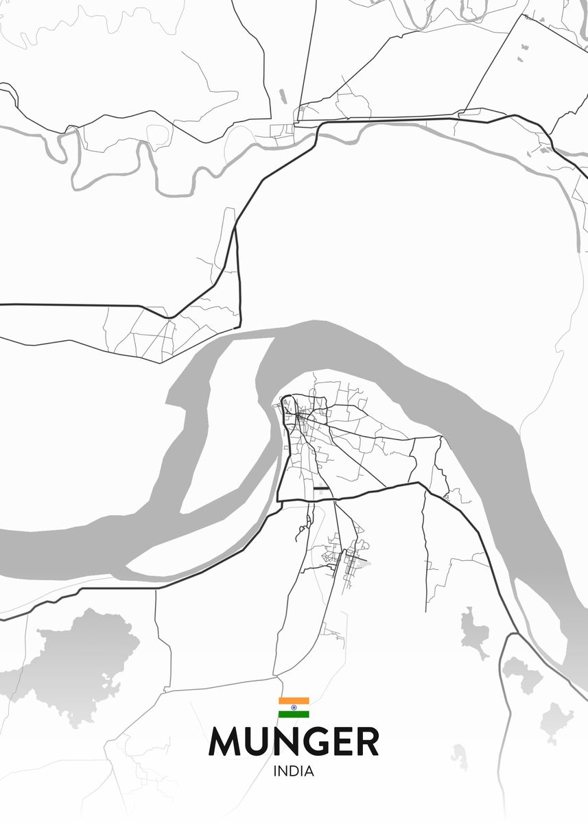 'Munger IN' Poster by IMR Designs Displate