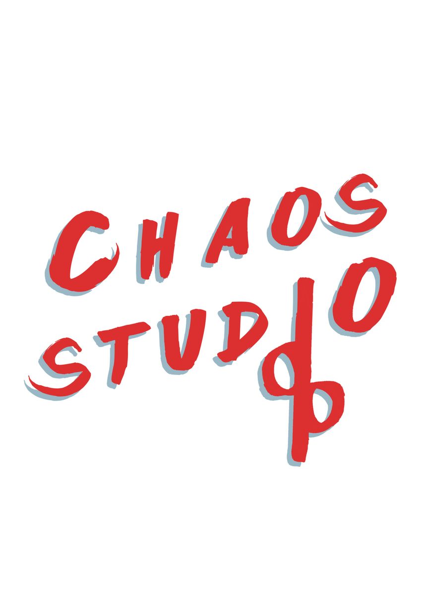 'CHAOS STUDIO LOGO' Poster by CHAOS STUDIO | Displate