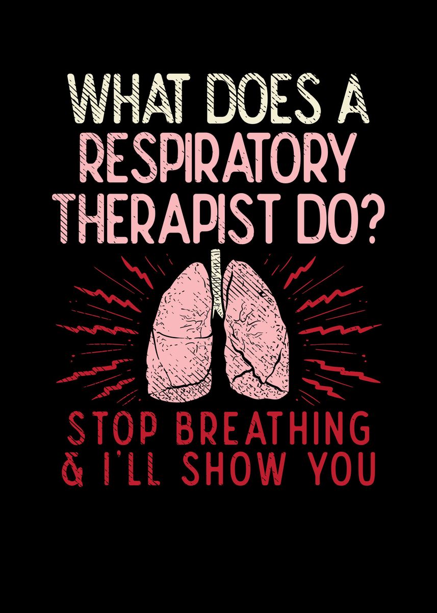 'Respiratory Therapist' Poster by Uwe Seibert | Displate