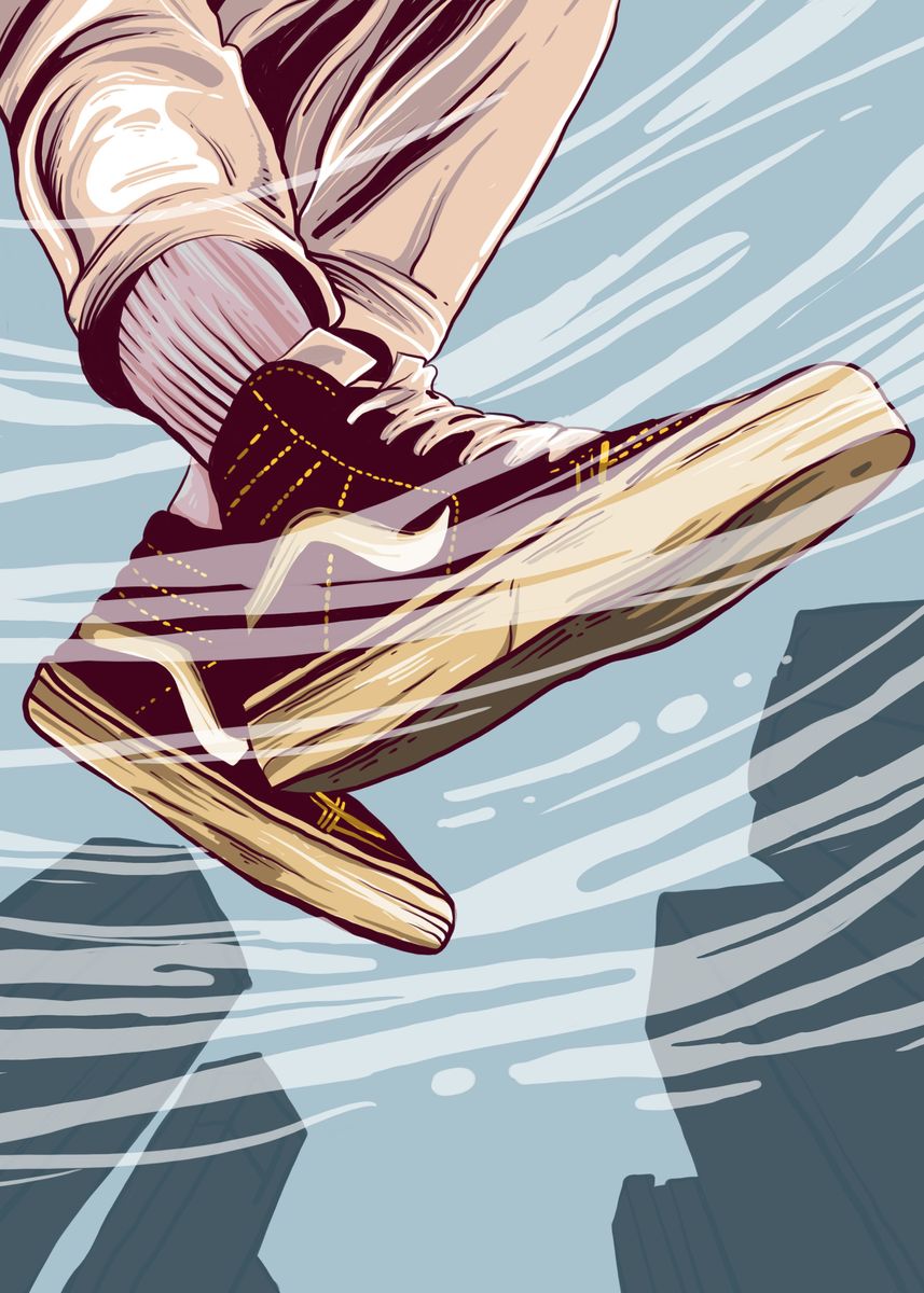 'Urbane Shoes' Poster by ISA TERESA Displate