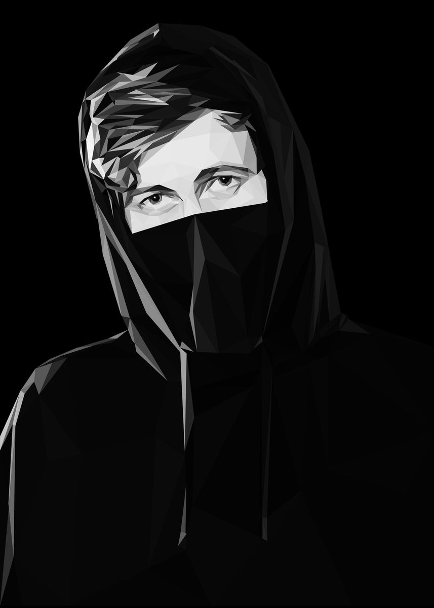 'Alan walker' Poster, picture, metal print, paint by Lowpoly Posters ...