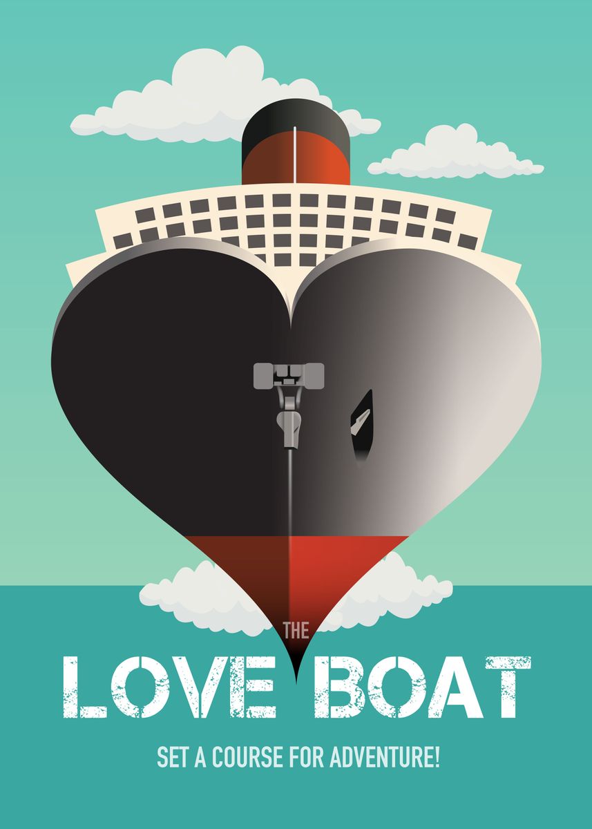 'The Love Boat' Poster, picture, metal print, paint by Movie Poster Boy ...