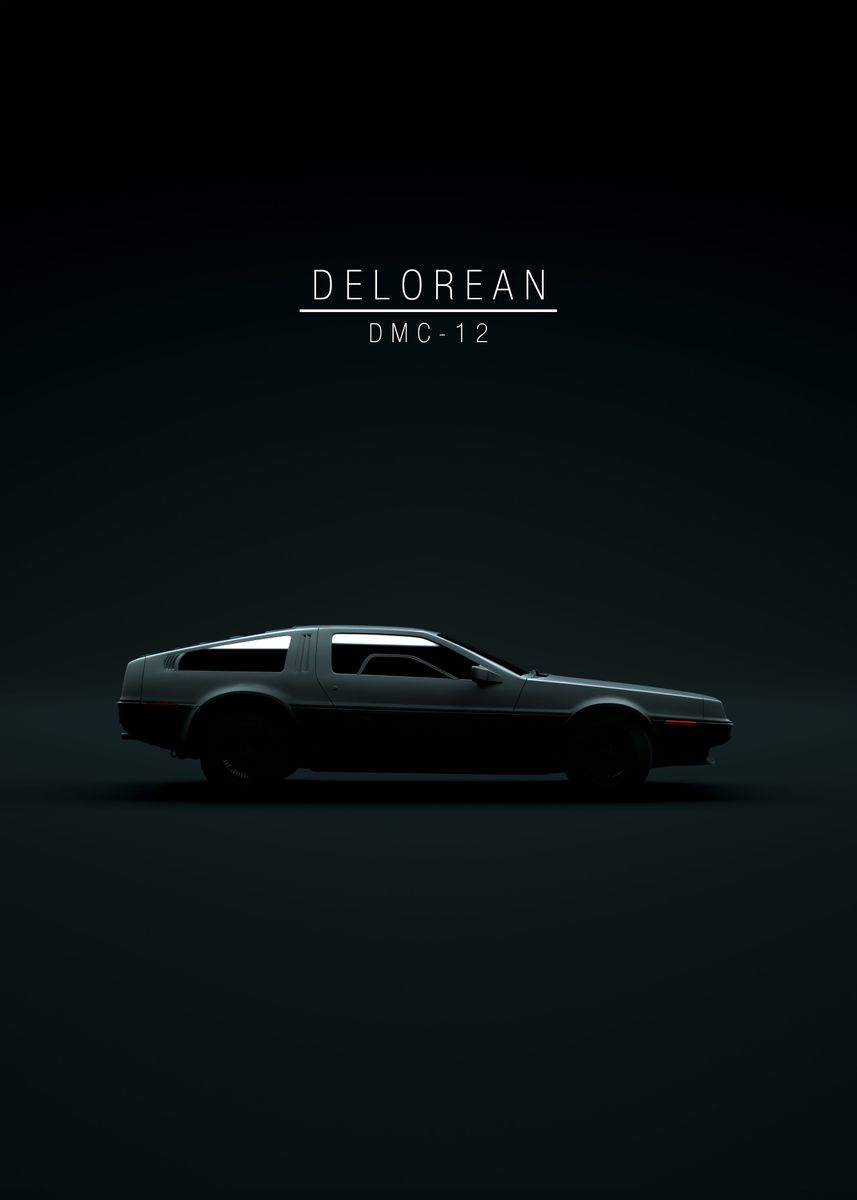 '1982 DeLorean DMC12' Poster by 21 MXM  | Displate