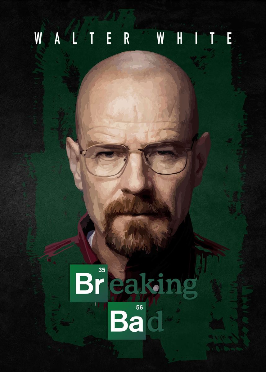 'heisenberg' Poster, Picture, Metal Print, Paint By Trending Awesome 