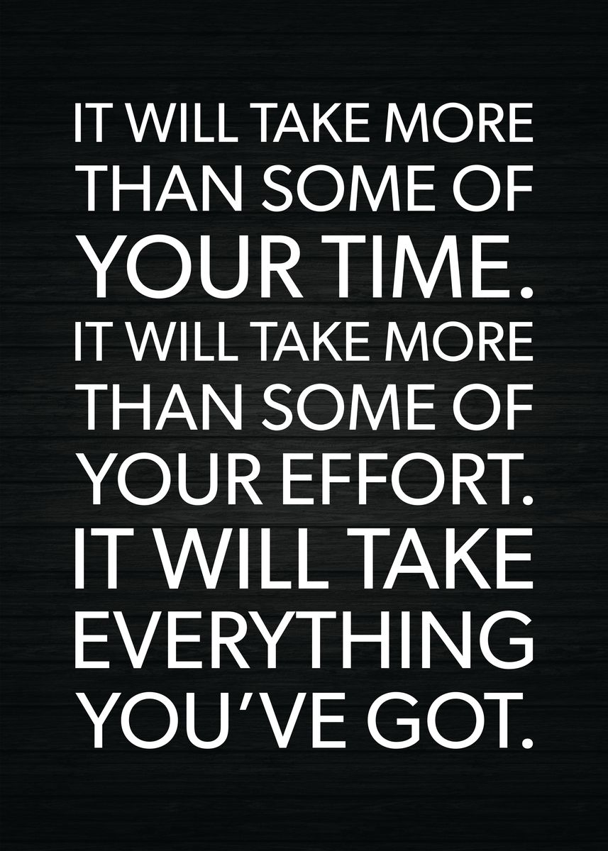 'Take Everything You Got' Poster by CHAN Displate