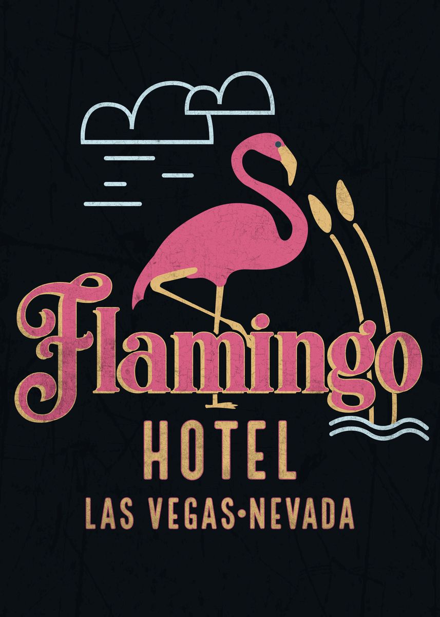 Flamingo Hotel Las Vegas' Poster by Don Shop